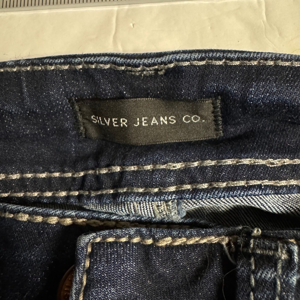 Silver Jeans Co Suki Slim Boot Dark Wash Denim Jeans W27